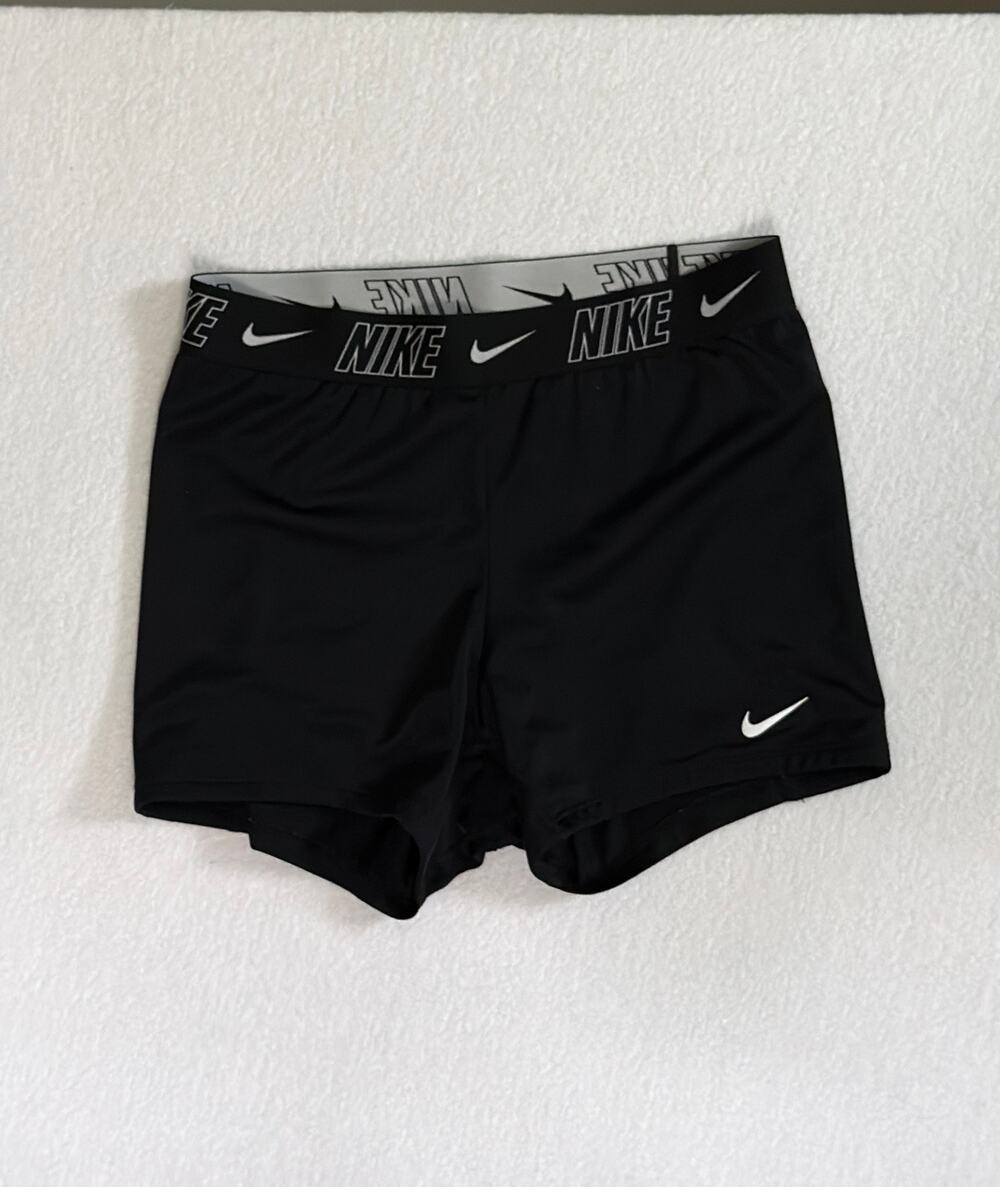 Nike Black Compression Spandex Shorts Size M